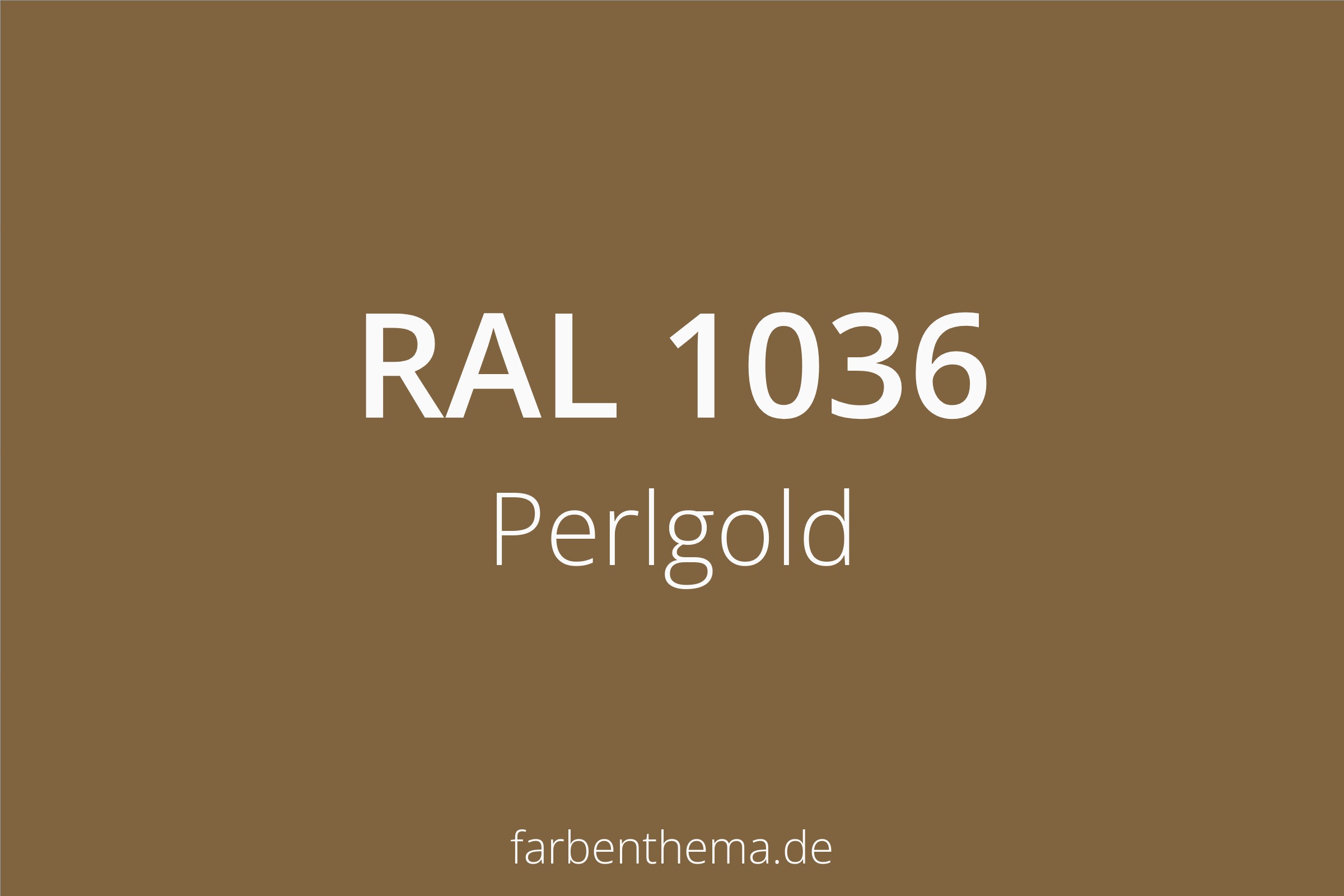 RAL 1036 Perlgold Farbenthema