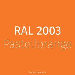 RAL 2003 - Pastellorange