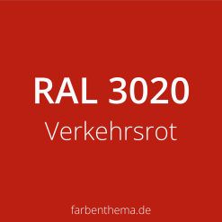 RAL 3020 - Verkehrsrot