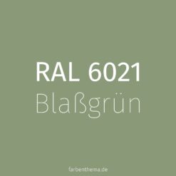RAL 6021 - Blassgrün