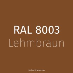 RAL 8003 - Lehmbraun