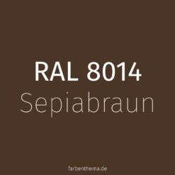 RAL 8014 - Sepiabraun