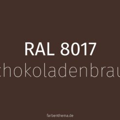 RAL 8017 - Schokoladen-braun