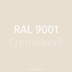 RAL 9001 - Cremeweiß