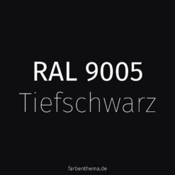 RAL 9005 - Tiefschwarz