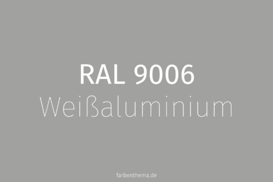 RAL 9006 - Weißaluminium