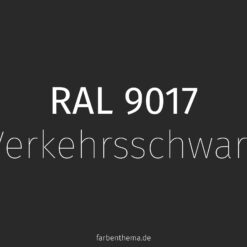RAL 9017 - Verkehrs-schwarz